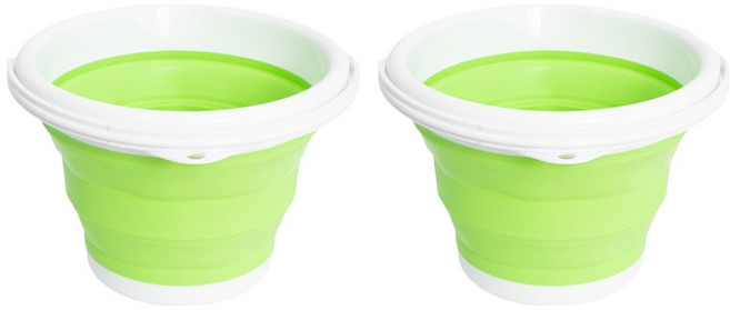 크린메이트 접이식 물통 5L, 랜덤발송, 2개