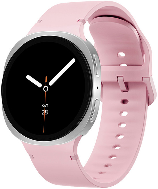 스페이스쉴드 모던 스티치 실리콘 스트랩, 로즈핑크, 1개