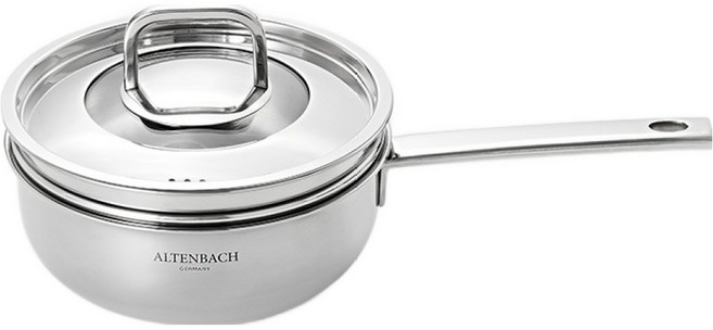 알텐바흐 인덕션 316Ti 올인원 멀티쿠커, 20cm, 실버, 1개