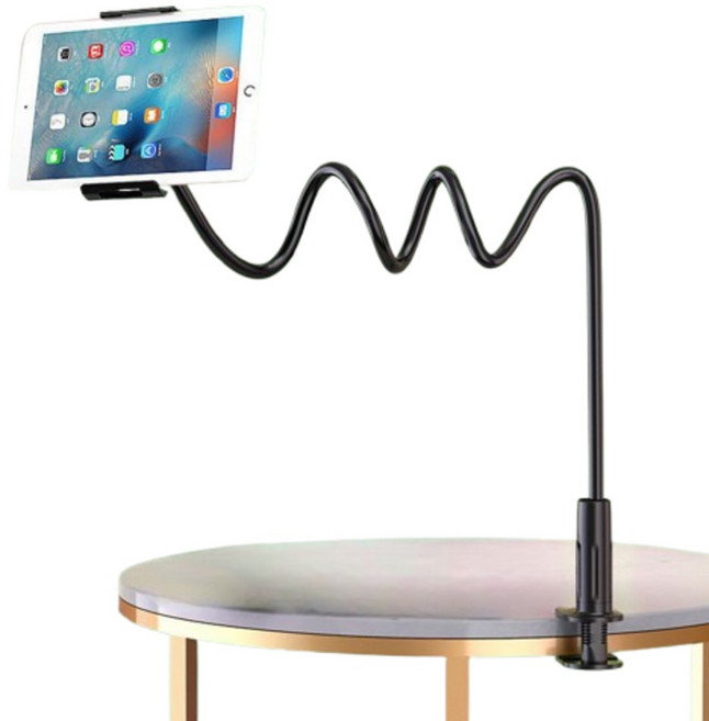 HOUDER 通用款夾式手機支架 128cm, 1個, 黑色