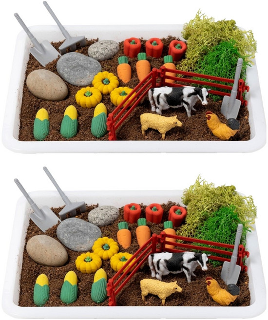 민화샵 스몰월드 만들기 UDPOM0131, 농장, 2개