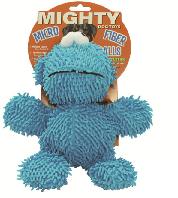 ownat 歐娜特 Mighty 犬貓玩具逗波餅乾怪獸, 藍色, 1個