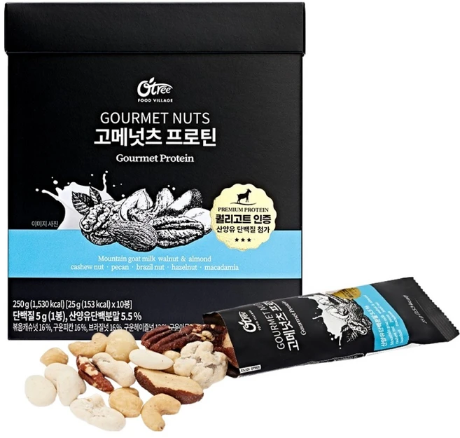 오트리 고메넛츠 프로틴 10p, 250g, 1개 - 쿠팡