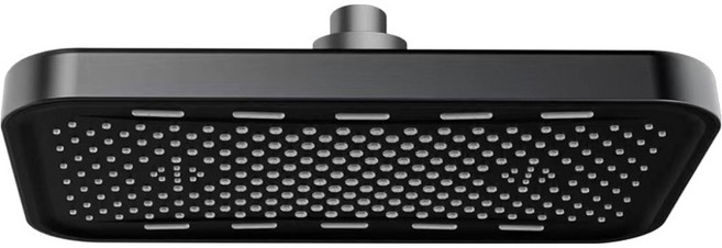 ANTIAN 方形增壓沐浴頂噴蓮蓬頭/洗澡淋浴全身噴頭/美膚增壓節水花灑, 1個, 槍灰色