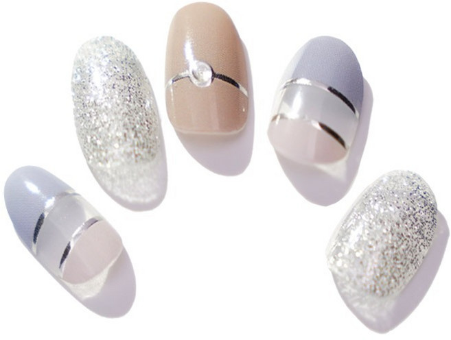 라퀴베메종 엔젤 헤네크 젤 네일 아트 스티커, 1개, 시크릿 샤인