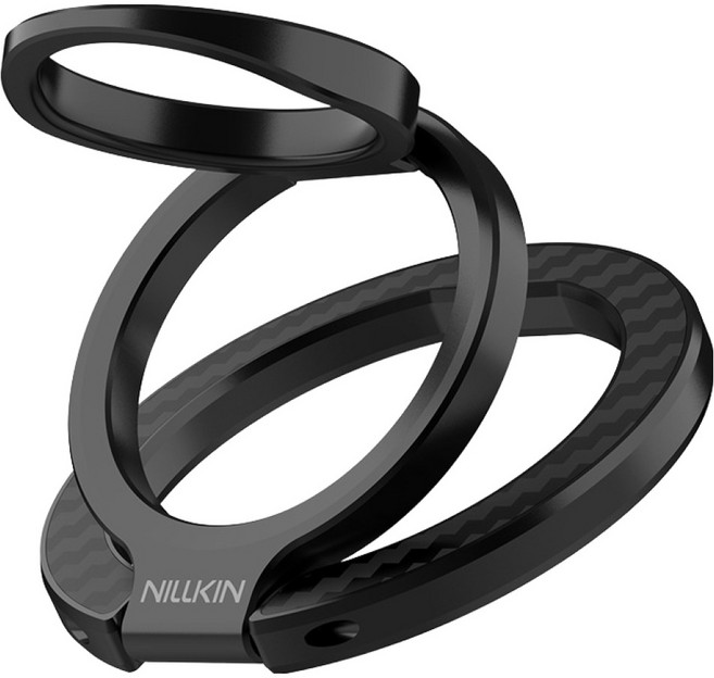 NILLKIN 纖磁環磁吸指環支架, 1個, 黑色