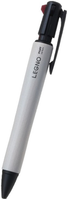 PILOT 百樂 LEGNOR 2+1 0.7mm原子筆 + 0.5mm自動鉛筆 多功能筆, GY/木紋灰, 1個