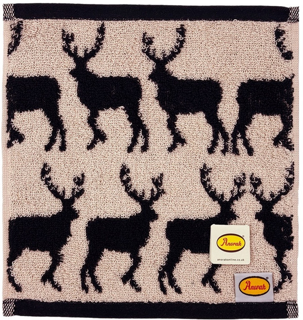 MARUSHIN 丸真 Anorak 英倫設計款小方巾, 1套, 麋鹿