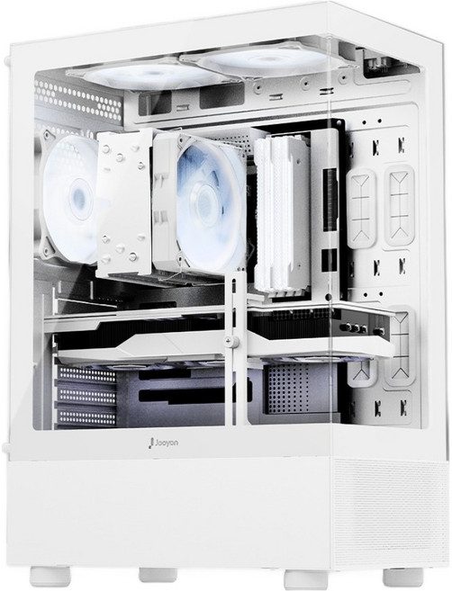 Jooyon 2025 Marine Ryzen 5 Ryzen 9000 系列 Radeon RX 9060 XT, 白色, D396X96XT-W, 512GB, 16GB, Free DOS