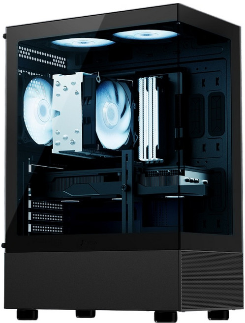 주연테크 2025 마린 라이젠5 라이젠 9000 시리즈 라데온 RX 9060 XT, 블랙, 16GB, 512GB, Free DOS, D396X96XT-B