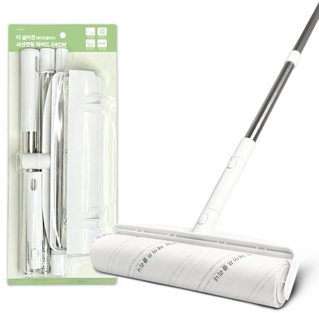 나무이야기 사선컷팅 테이프클리너 와이드 본품 + 리필 세트, 1세트