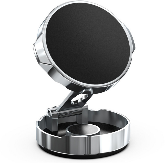 구스페리 차량용 마그네틱 핸드폰 거치대, 1개, 실버