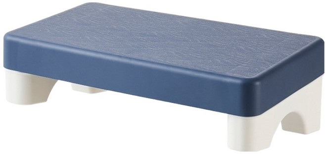 책상 사무실 높이 조절 발 받침대, 블루