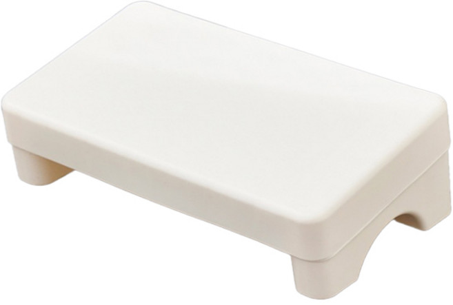 책상 사무실 높이 조절 발 받침대, 크림