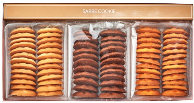 신라명과 세가지맛 사브레쿠키, 260g, 1개