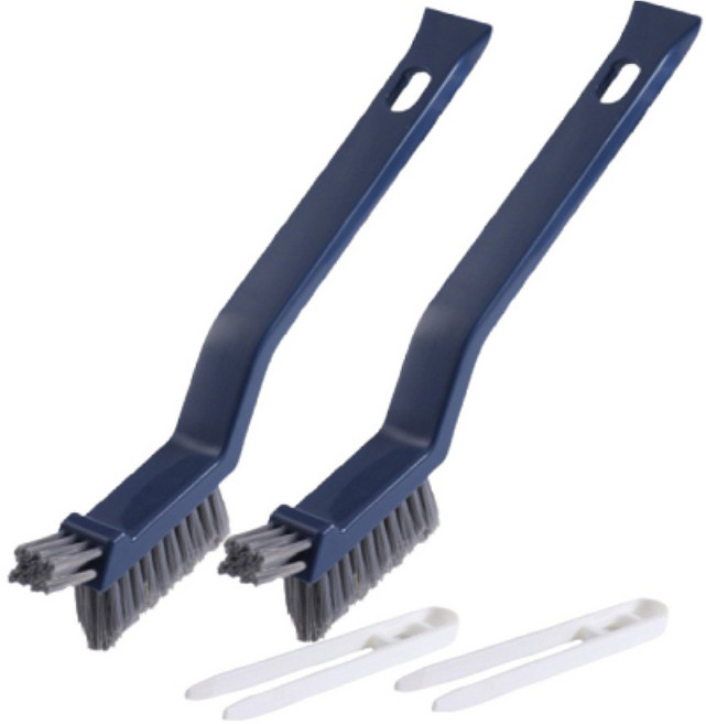 블룸써니 욕실 싱크대 틈새 브러쉬 2p 세트, 블루, 1세트