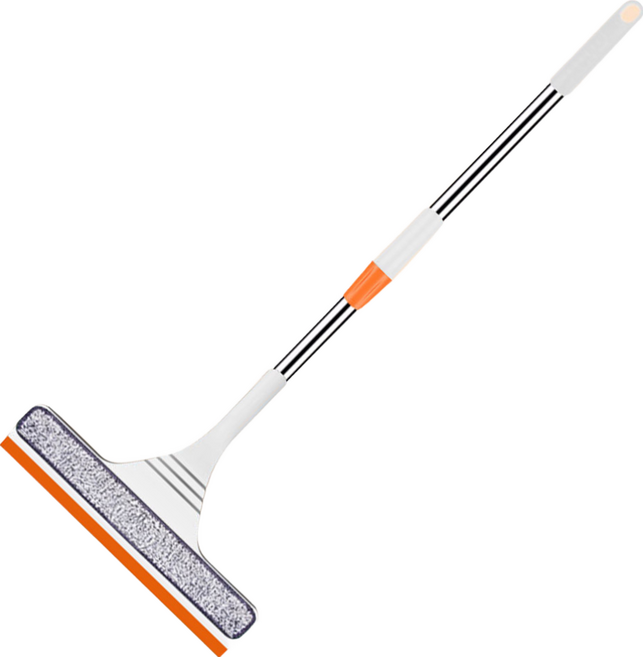 2合1去污刮水擦窗器, 1個, 白色