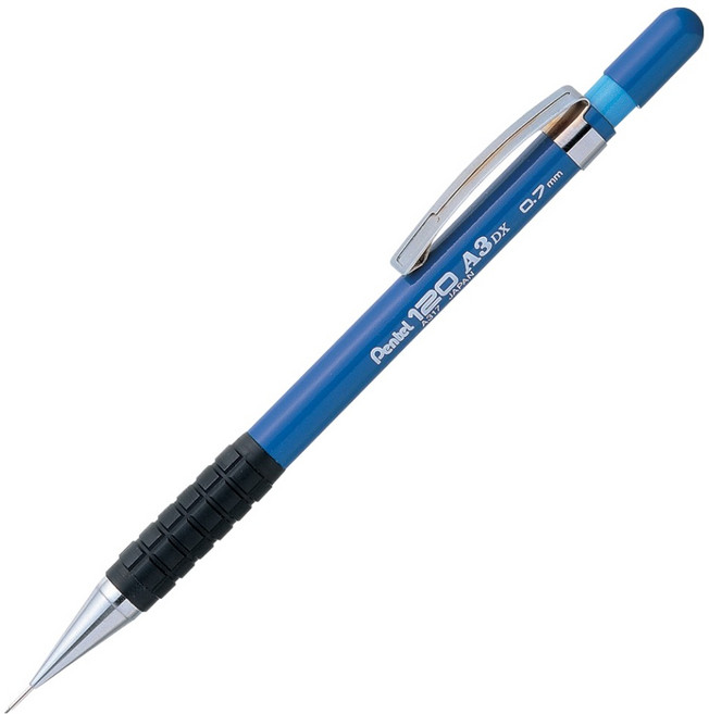 펜텔 120 A3 DX 샤프 블루 A317-C, 0.7mm, 1개