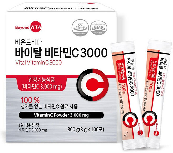 비욘드비타 바이탈 비타민C 3000, 300g, 1개