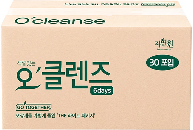 자연원 오클렌즈 라이트 패키지 6days 주스, 180ml, 30개 - 쿠팡