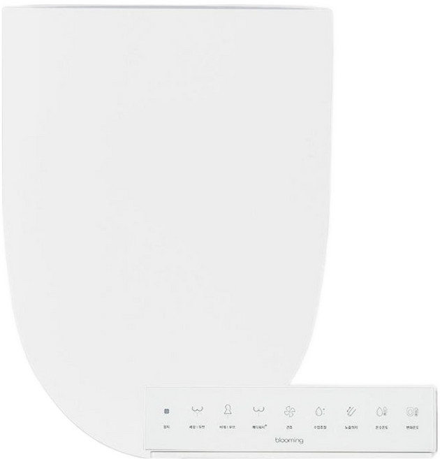 블루밍 메디워시 울트라슬림 수압펌프 살균 앤 항균 파워건조 야광조명 전체 교체형 풀스텐 노즐 비데, MEDI-9R, 고객직접설치