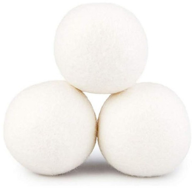 포근양모 드라이볼, 내추럴 아이보리, 3개