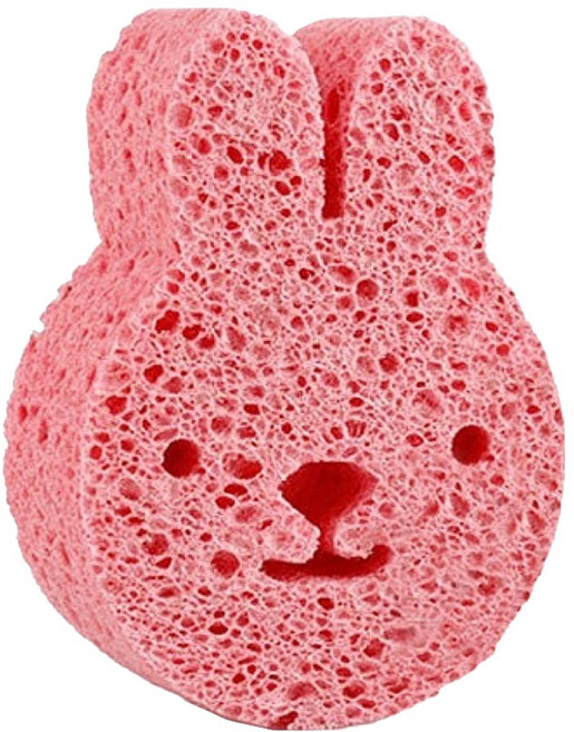 디보트브리엘 바스 스펀지 토끼, 핑크, 1개