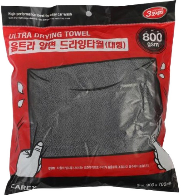 카렉스 울트라 양면 드라잉타월 800gsm, 1개