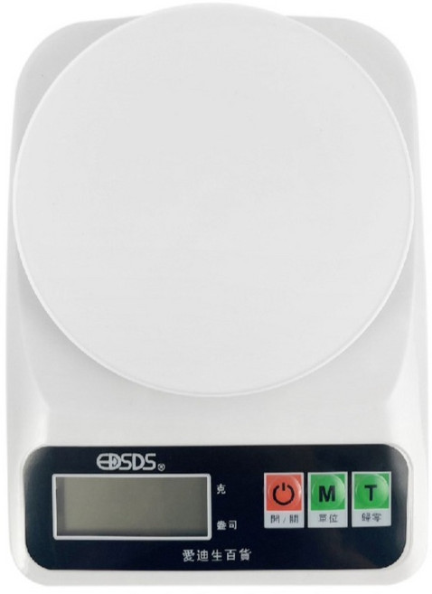 EDSDS 精準廚房秤, EDS-H137, 10.1kg, 白色