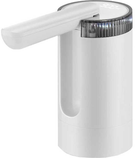 小麥購物 摺疊電動抽水器 白夜燈 L1382, 1個, 白色