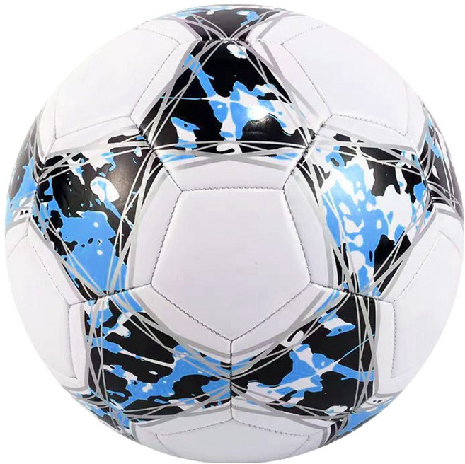 캐보트 페인트패턴 디자인 축구공 페인트 블루, 1개, AKCB5_PB