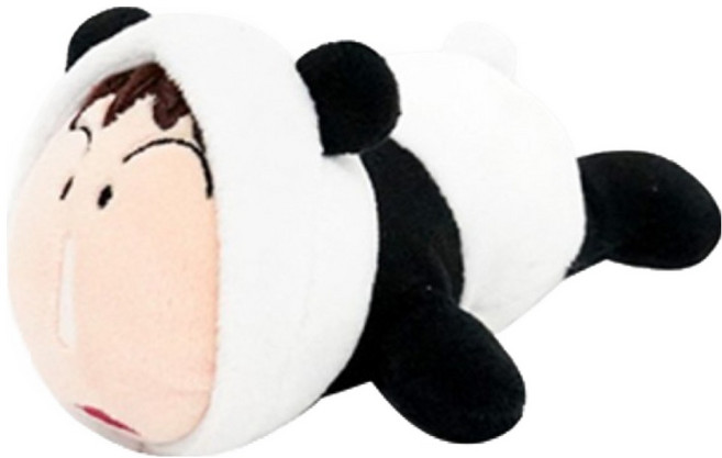 蠟筆小新 熊貓阿呆 手腕墊, 混合色, 1個, 13cm