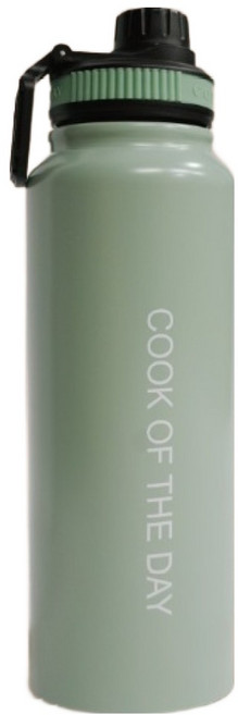 COTD 陶瓷保溫水壺, 綠色, 1L, 1個