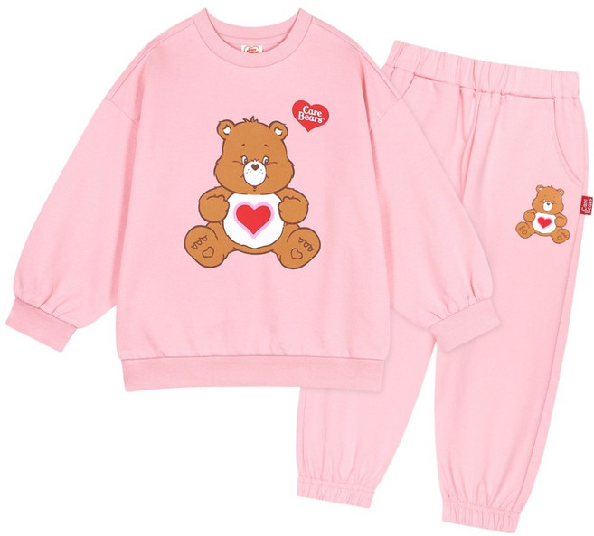 Care Bears 兒童款 柔情熊 日常上下裝套組