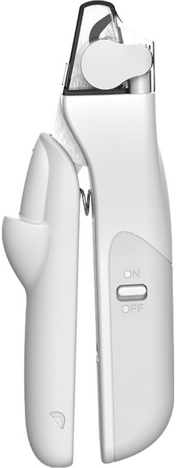 티유 반려동물 LED 라이트 안전 발톱깎이, 화이트, 1개