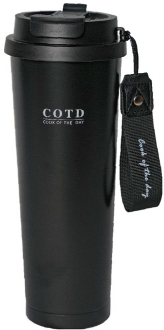 COTD 陶瓷保溫杯, 黑色, 750ml, 1個