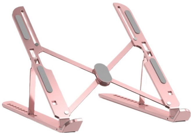 Loopy 時尚摺疊筆電支架, 粉紅色