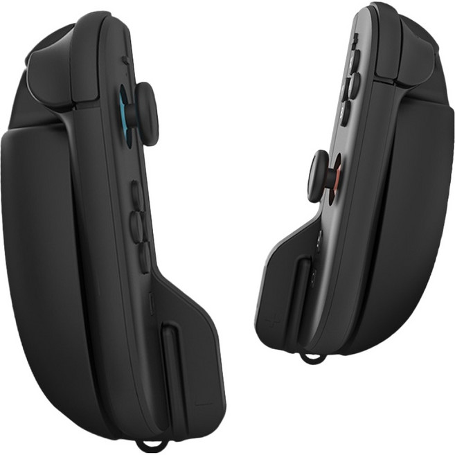 겜맥 닌텐도스위치2 조이콘 마우스그립 세트, 블랙, 1세트, KMNS2-126