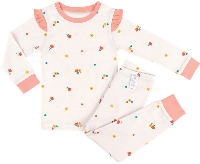 메이키즈 여아용 미니플로렌스 30수 후라이스 실내복 상하의 세트