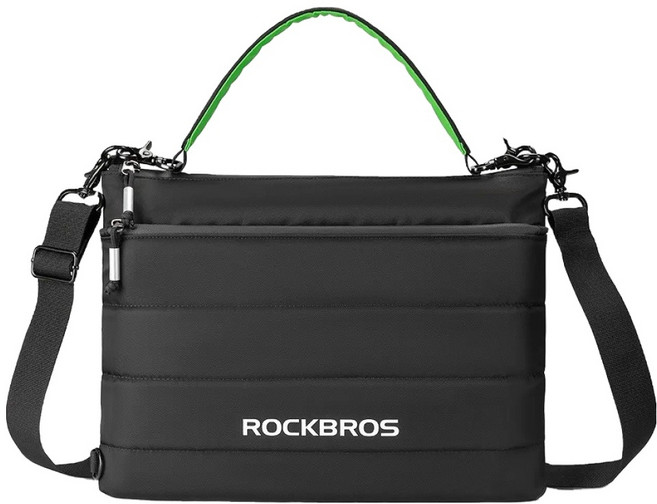 ROCKBROS 洛克兄弟 城市騎行斜背手提包, 1個, 黑色