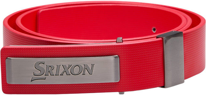 SRIXON 高爾夫無扣皮帶 GAL-24074, 紅色, 1個