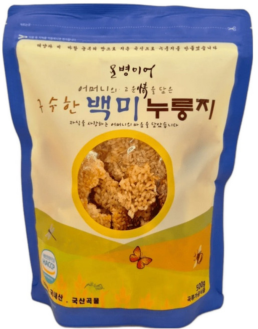 白米鍋巴餅, 500g, 1包