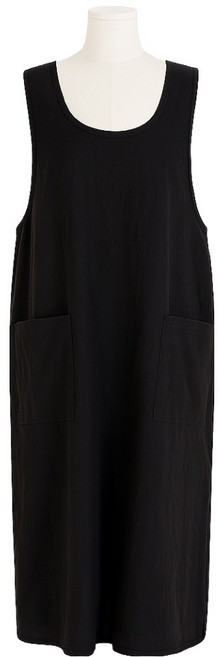 디어까사 남녀공용 롱 방수 앞치마, 블랙, 1개