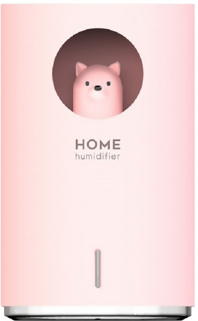 HONDONI 北極熊智能單頭霧化空氣加濕薰香水氧機, M107-PK, 櫻花粉