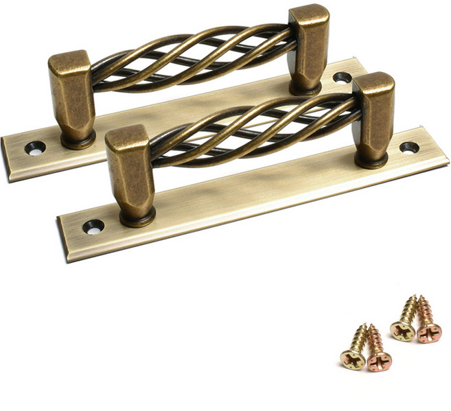 손잡이세상 스크류 3T 판손잡이 P96, 엔틱, 2개