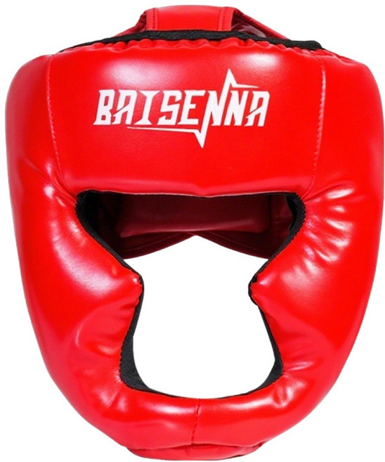 BAISENNA 격투기 태권도 스포츠 훈련 헤드기어, 05 빨간색, 1개