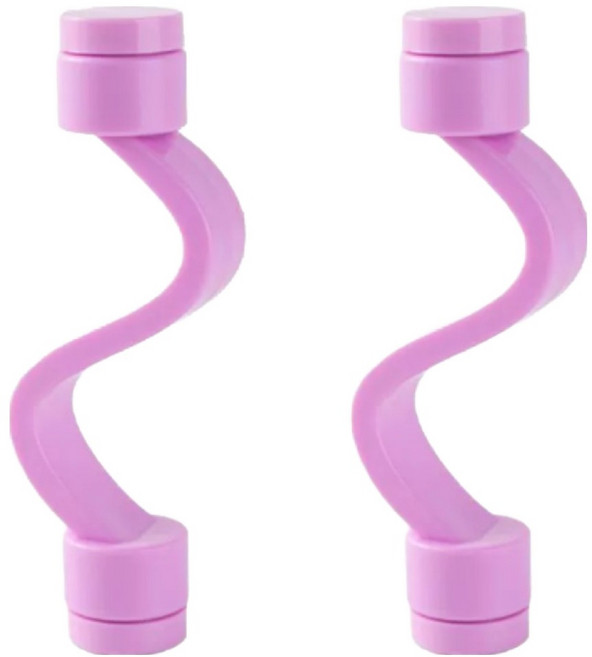 디블릭 닫힘 방지 세탁기 건조기 도어클립, 핑크, 2개