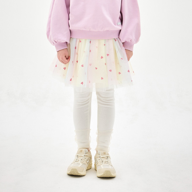 젤리스푼 여아용 블링블링 오로라 스커트 레깅스