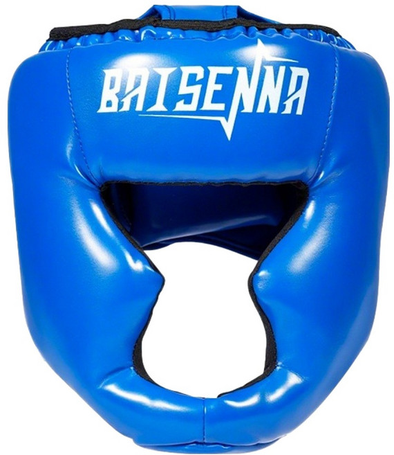 BAISENNA 격투기 태권도 스포츠 훈련 헤드기어, 03 파란색, 1개