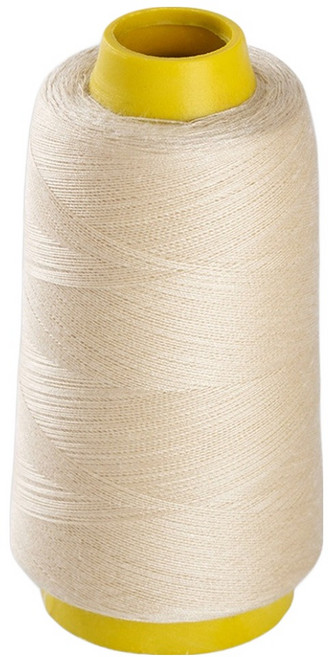 앙플러스 폴리 스티치 40수 2합사 재봉사 실, 베이지, 1개